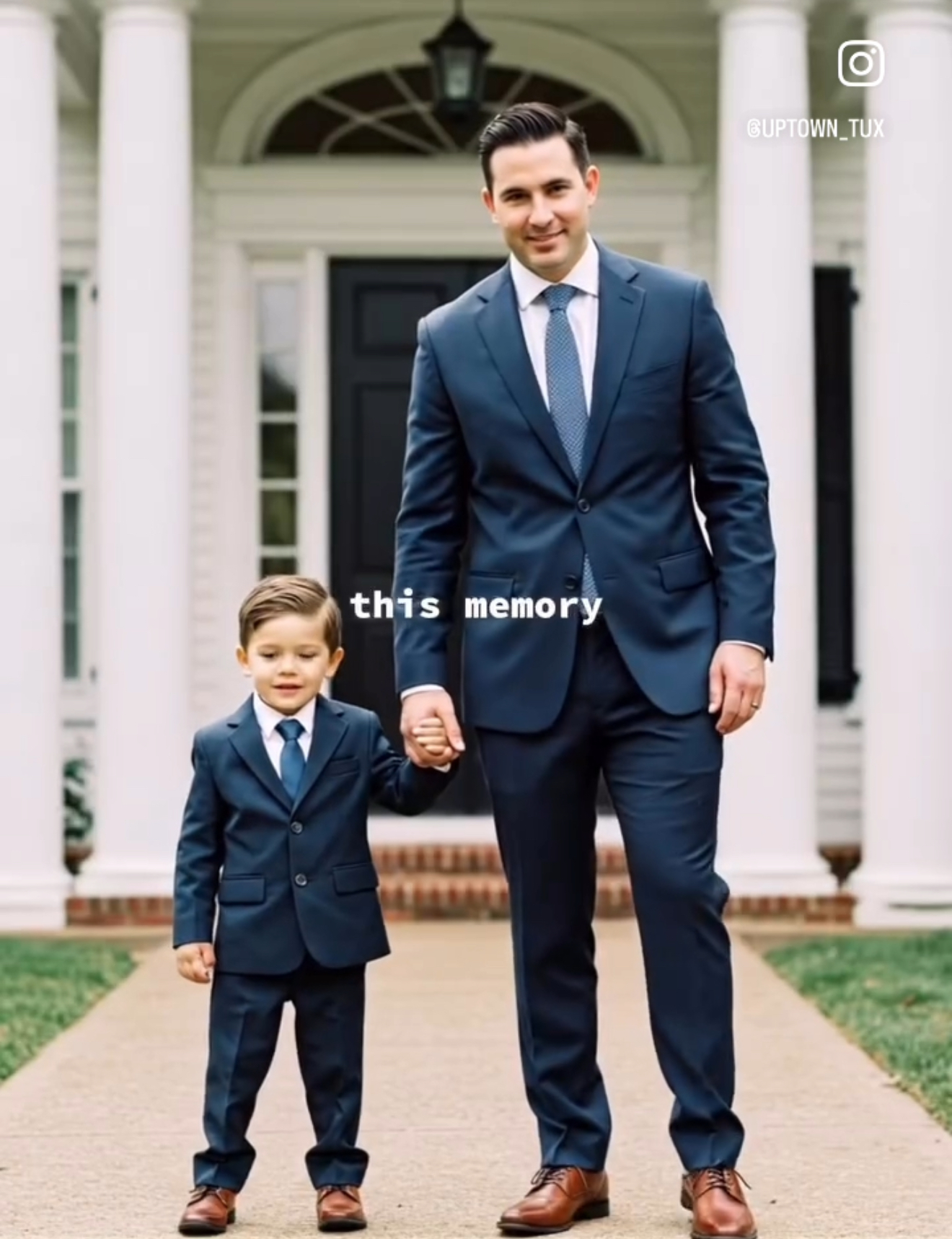 What's a memory you'll always cherish? For us, it's moments like these. Matching suits, big smiles, and memories